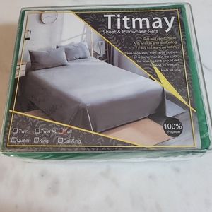 Titmay 4 Pieces Bed Sheet Set, Lightweight Super Soft Luxury Sheets,16 INCH Deep